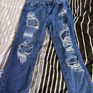 Forever 21 ripped jeans